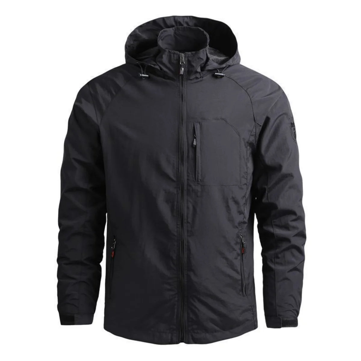 Blouson imperméable homme avec poches serrures