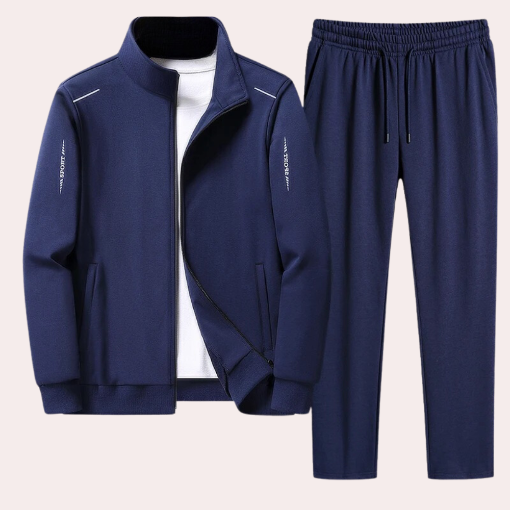 Costume Homme Décontracté Veste et Pantalon Polyvalent