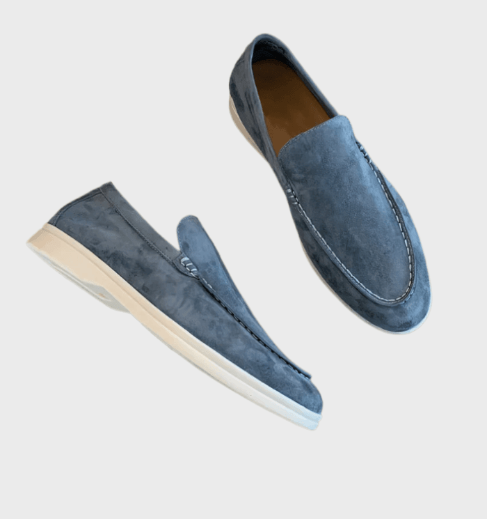 Mocassins Cuir Beige Homme Classique