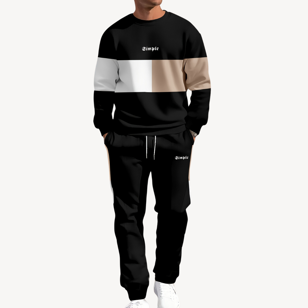 Tenue Sport Homme Veste Puffer Et Pantalon Jogging