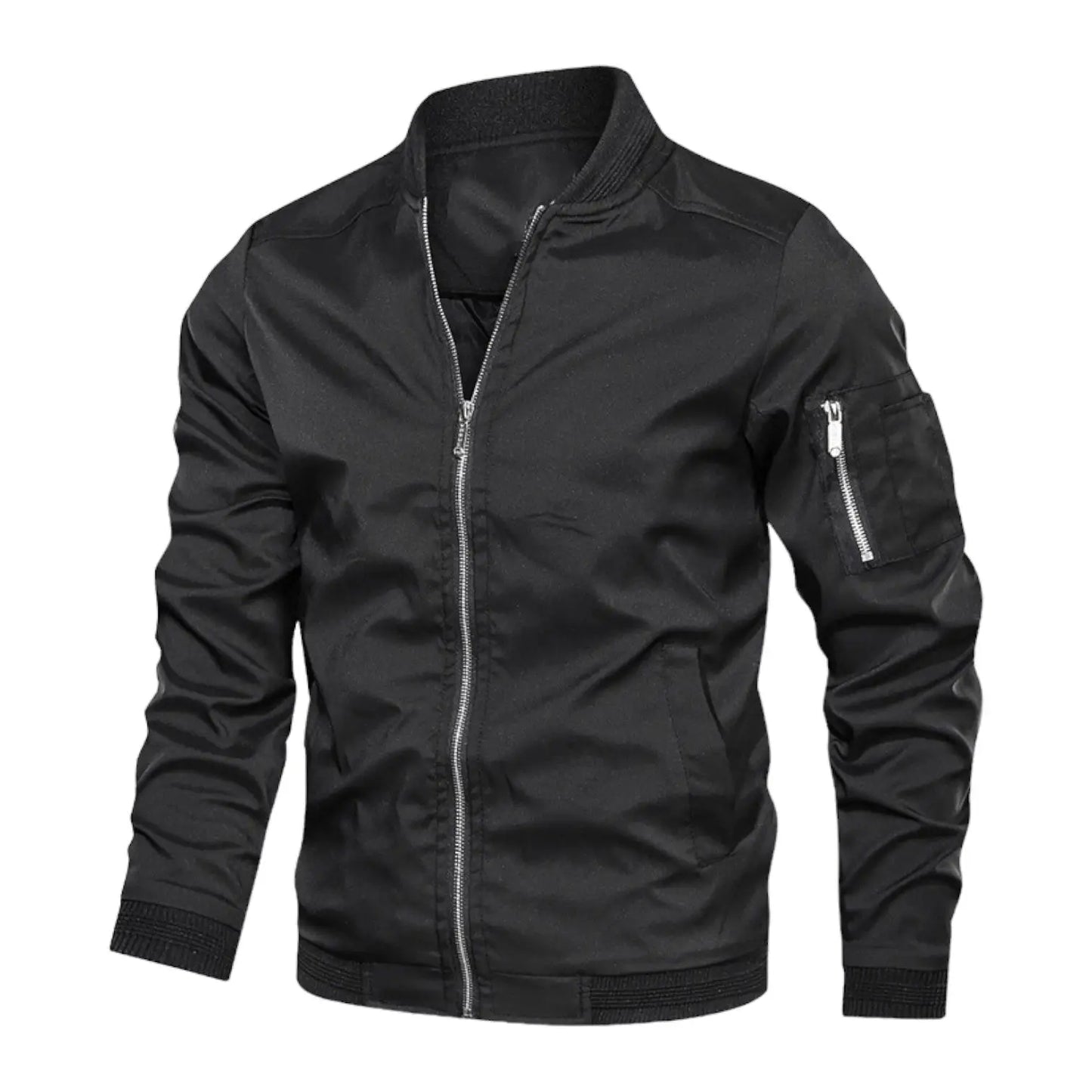 Veste Homme Imperméable Sportive à Fermeture Éclair