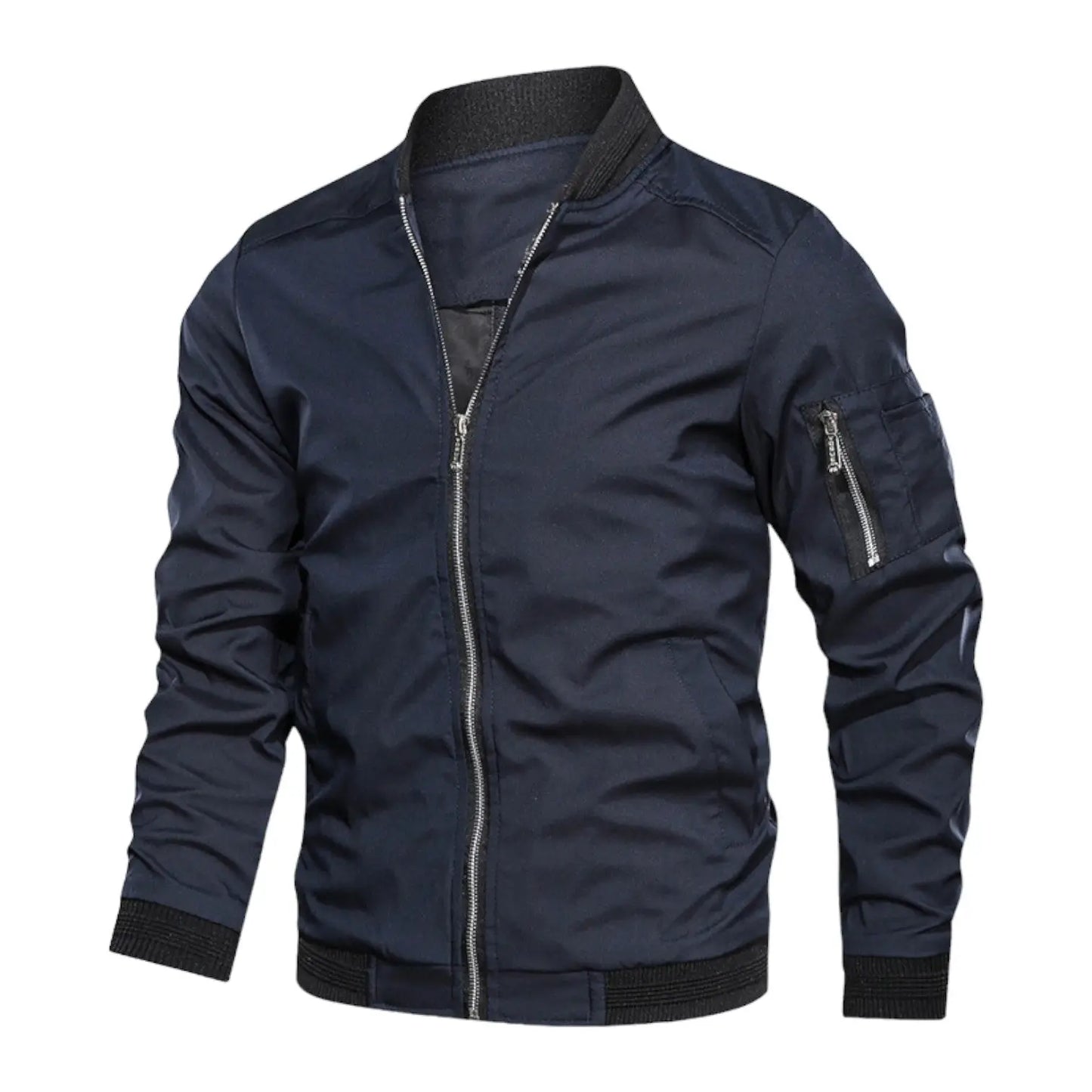 Veste Homme Imperméable Sportive à Fermeture Éclair - LuxeStyle