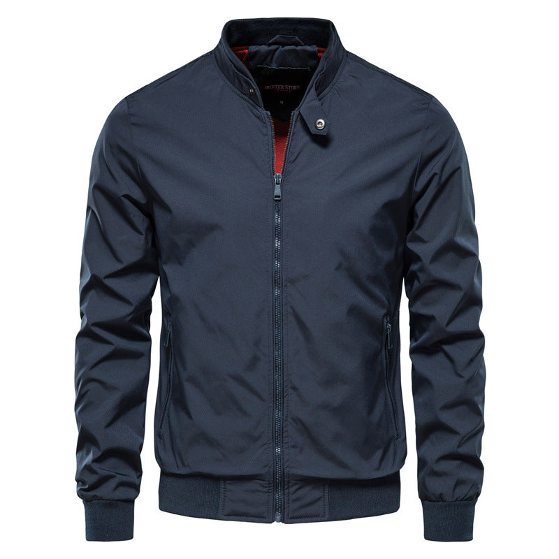 Veste Homme Hiver – Doudoune Élégante et Légère avec Col Montant