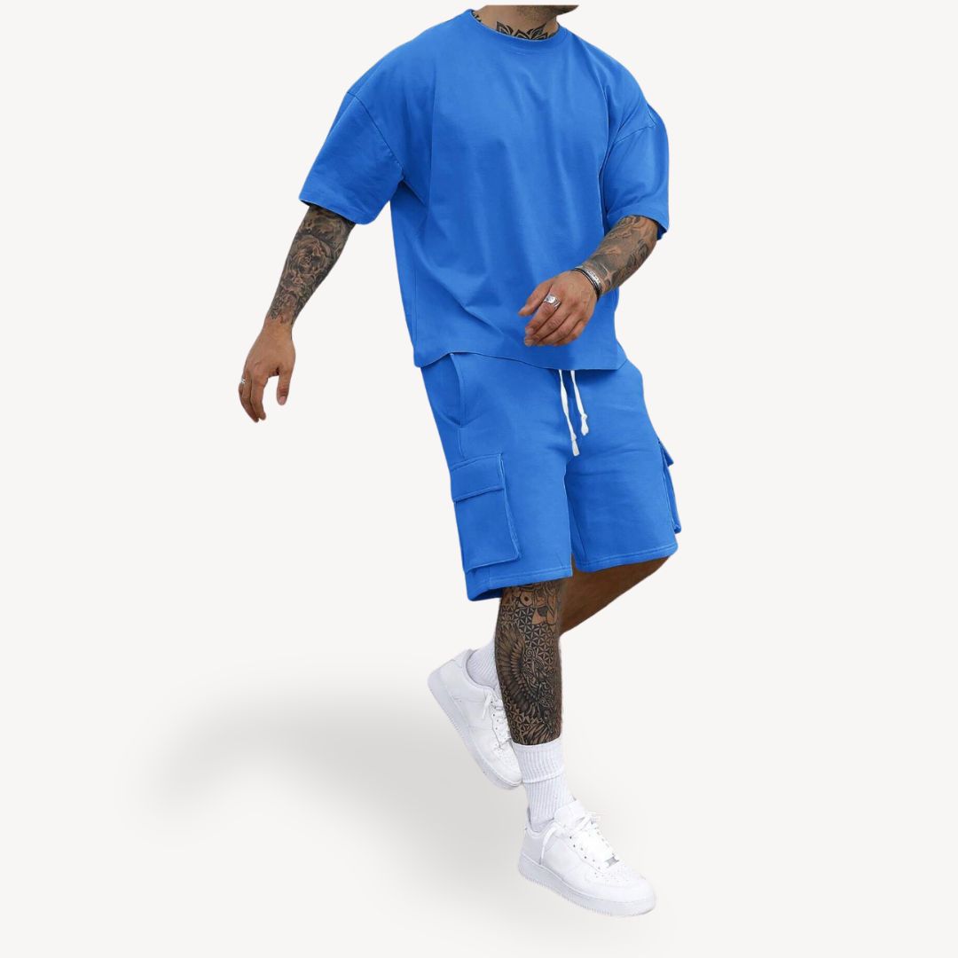 Tenue décontractée coton homme été