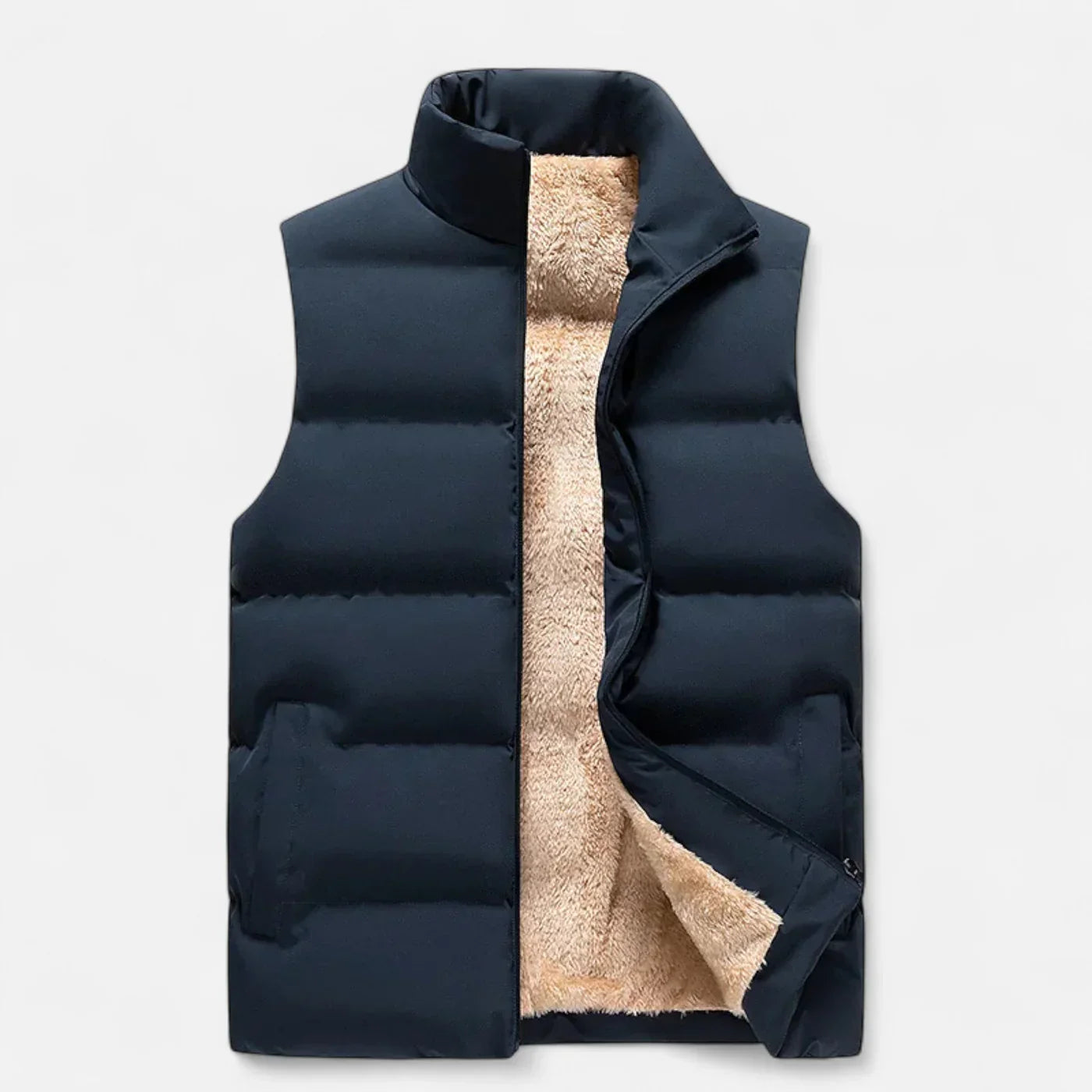 Gilet Homme Hiver Laine Douce - Gilet en Laine Polaire Élégant - LuxeStyle