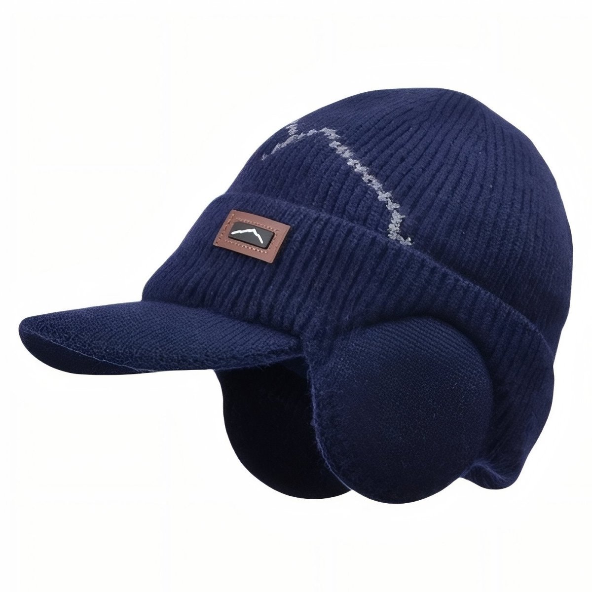 Bonnet Hiver Chaud avec Cache-Oreilles et Visière