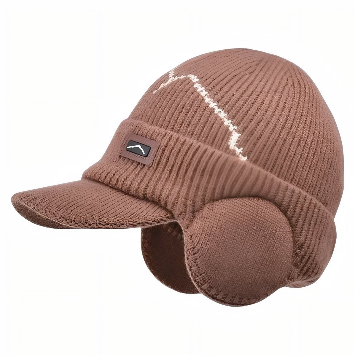 Bonnet Hiver Chaud avec Cache-Oreilles et Visière