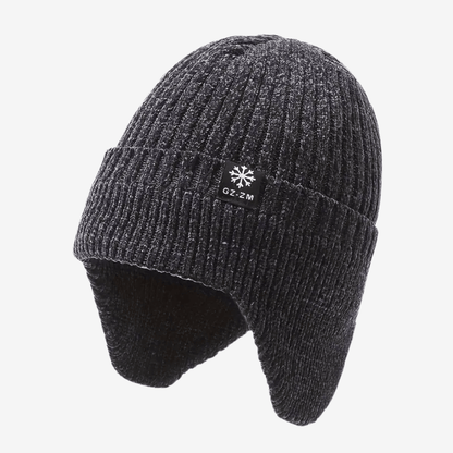 Bonnet Hiver Chaud Doublé avec Oreilles Couvertes - luxestyle