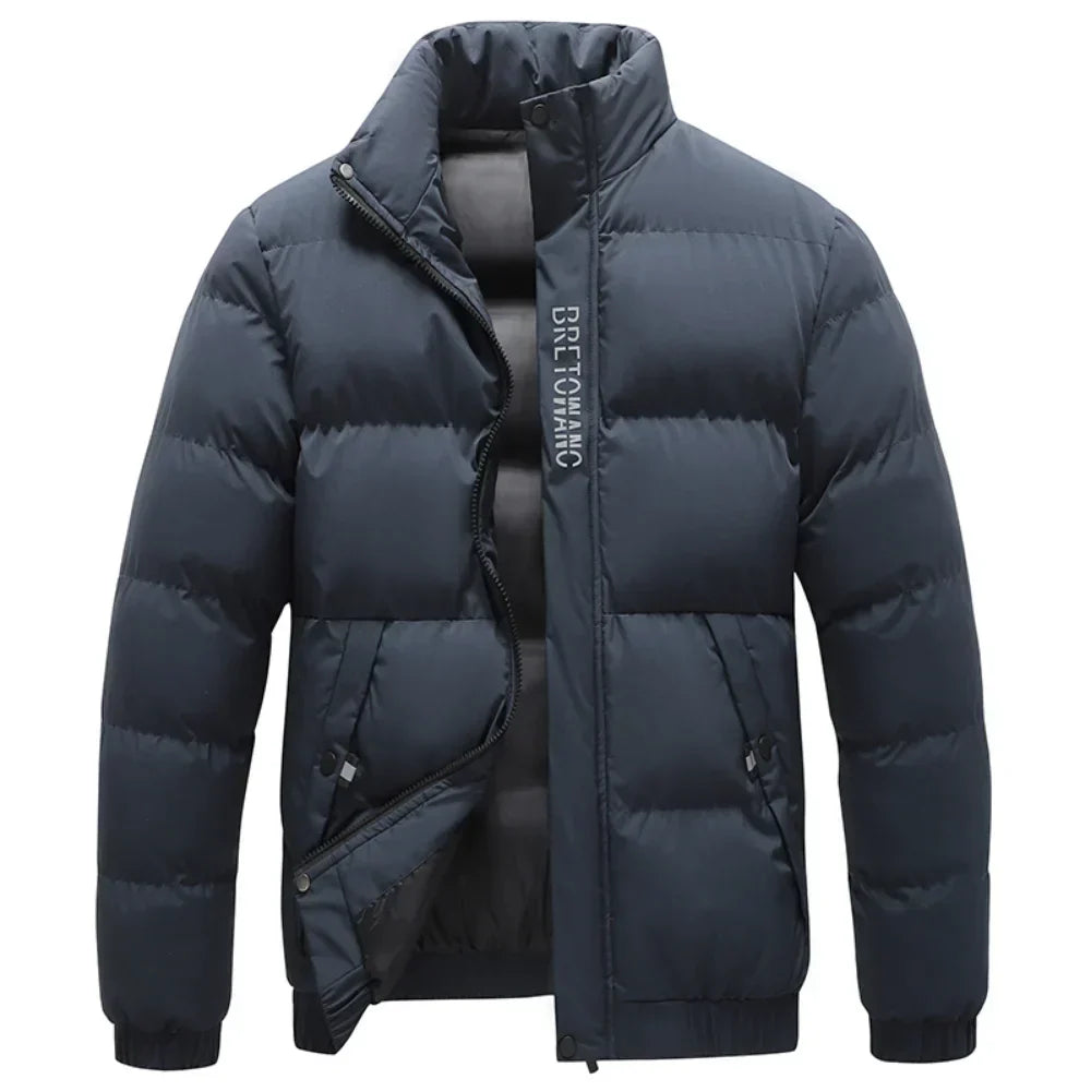 Veste Hivernale Élégante pour Homme avec Capuche - LuxeStyle