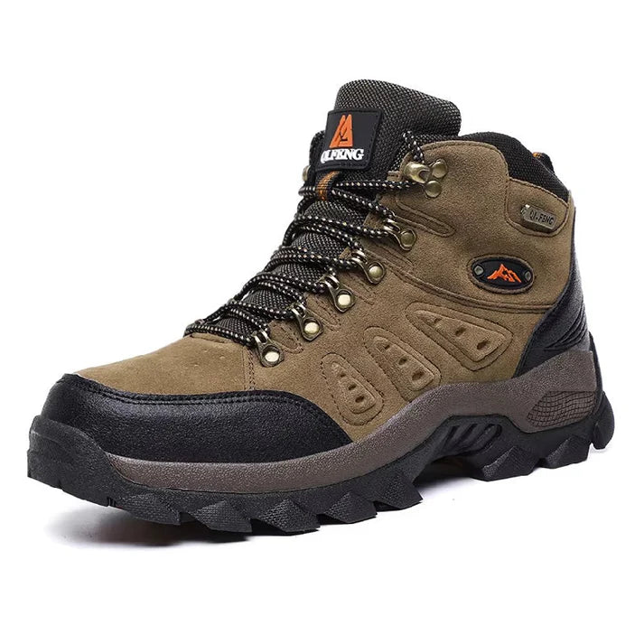 Bottes de Marche Étanches Vertes pour Homme