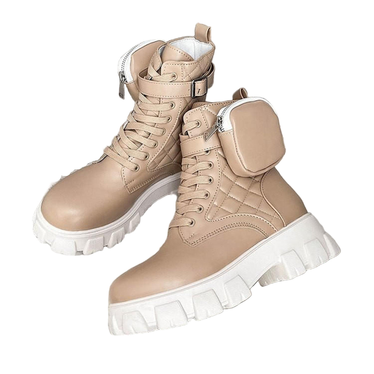 Bottes Plates-Formes Hautes pour Femme Automne - LuxeStyle