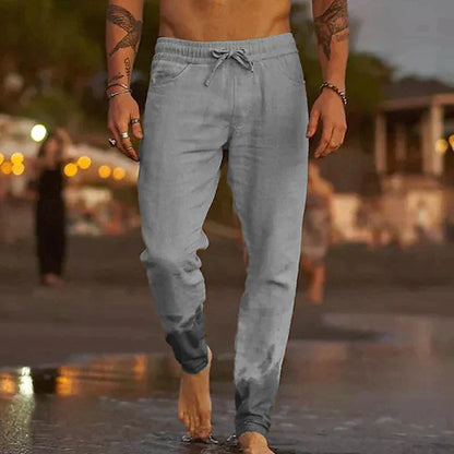 Pantalons Lin Homme Élégants
