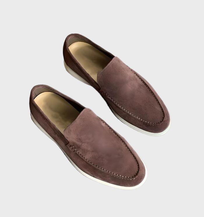 Mocassins Cuir Beige Homme Classique