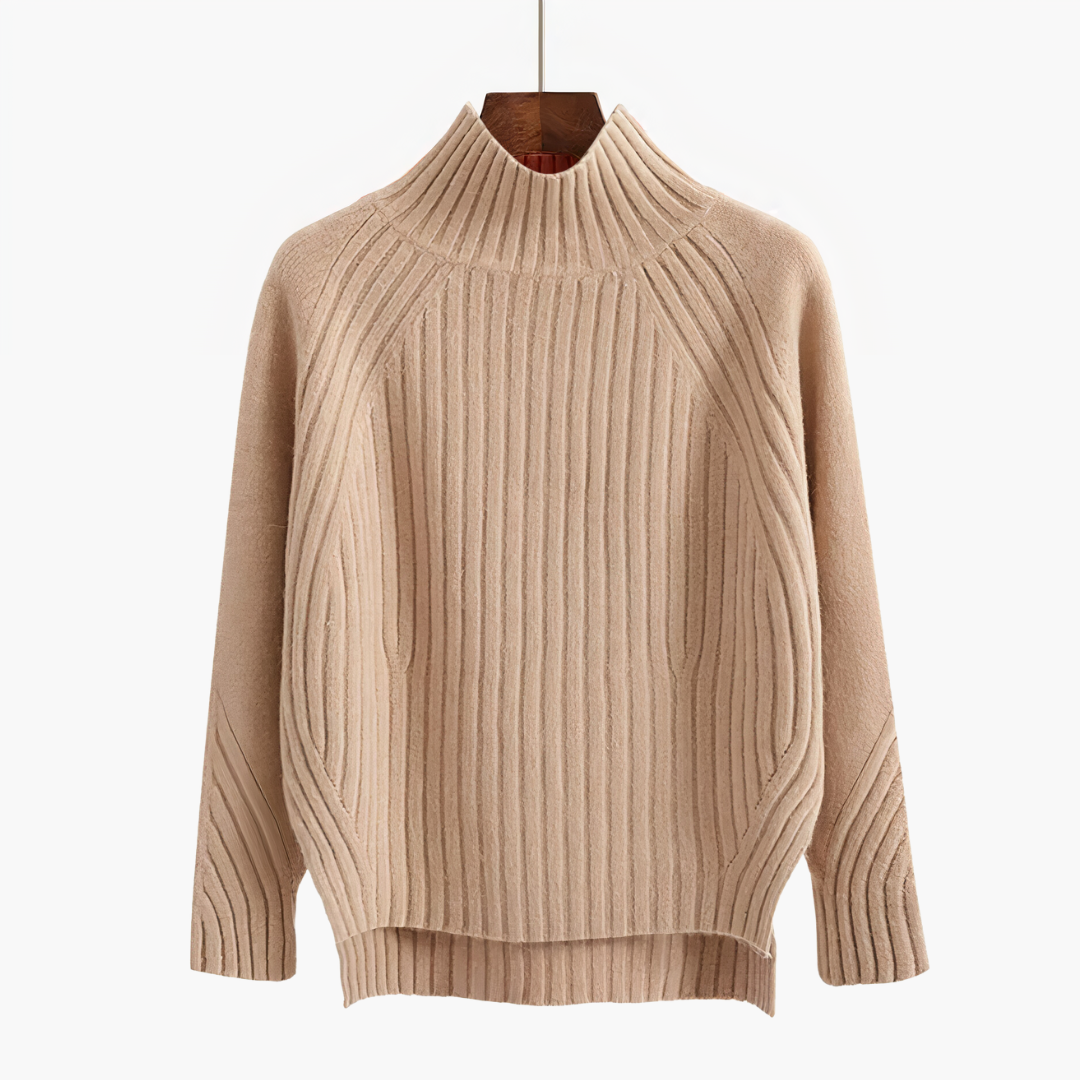 Pull Femme Hiver Douillet en Coton Mélangé Chaud et Confortable