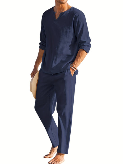 Costume en Lin Doux pour Homme