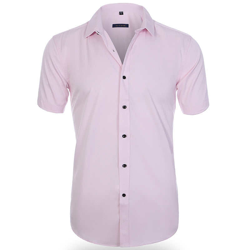 Chemise Homme Décontractée Manches Courtes Marine