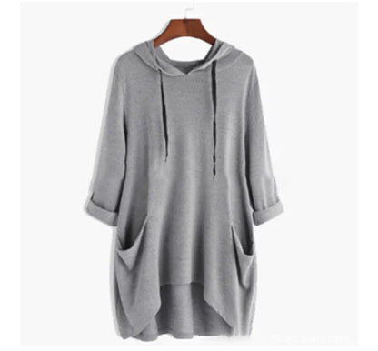 Sweat Capuche Féminin avec Poche Avant pour Femme Décontractée - LuxeStyle