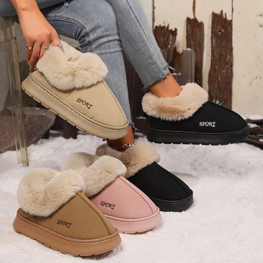 Chaussons douillets en mouton pour femme | Confort hivernal - LuxeStyle