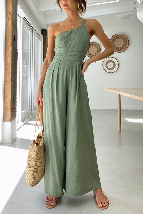 AvaMode™ – Combinaison Femme Chic Asymétrique Élégante et Confortable