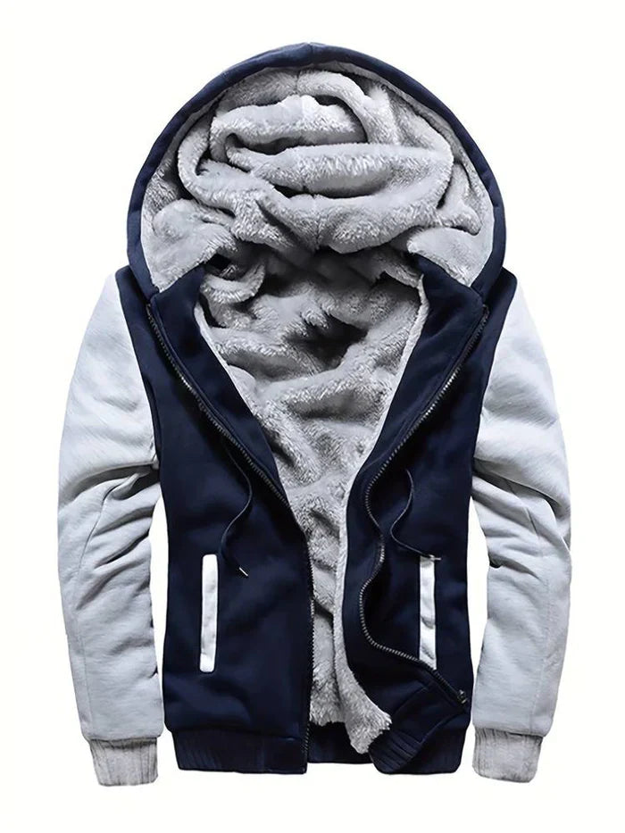 Veste Zippée Pratique Pour Homme Avec Poches