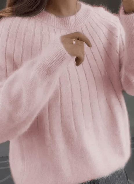 Pull Femme Laine Marine Chaud