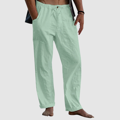 Pantalon Lin Relaxed pour Homme Bureau