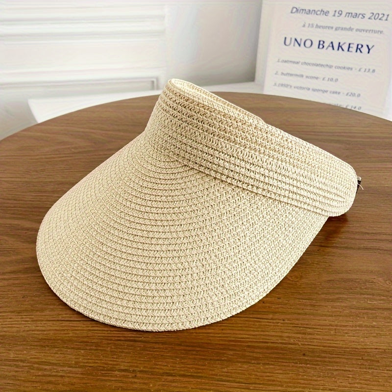 Chapeau de paille tressé pour soleil