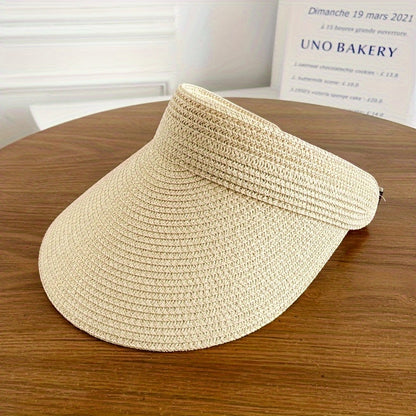 Chapeau de paille tressé pour soleil