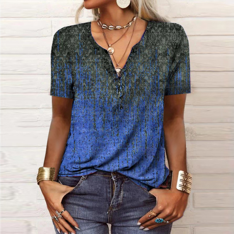Blouse Été Fleurs pour Femme