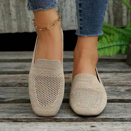 Chaussures plates confortables en mesh résistant - LuxeStyle