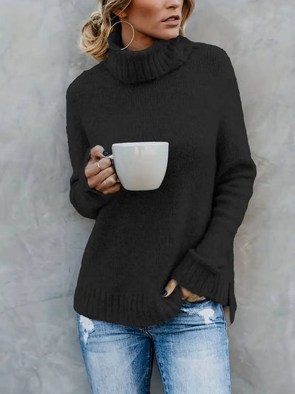 Pull Col Montant Douillet pour Femme