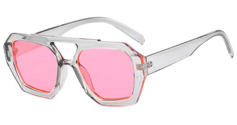 Lunettes de Soleil Femmes Élégantes Carrées avec Protection UV