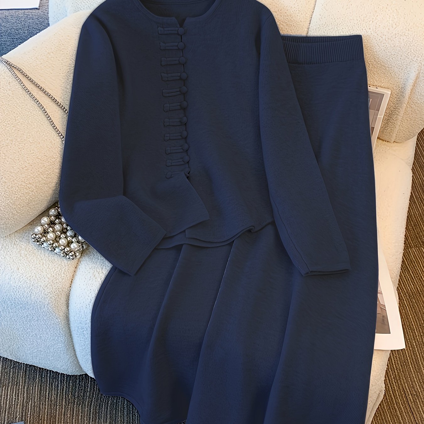 Costume Femme Hiver 2 Pièces Élégant