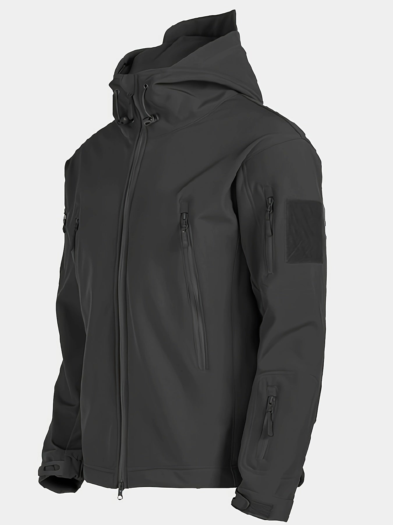 Veste à capuche zippée casual homme
