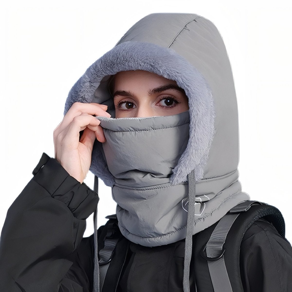 Cagoule Hiver Imperméable Chaude et Étanche