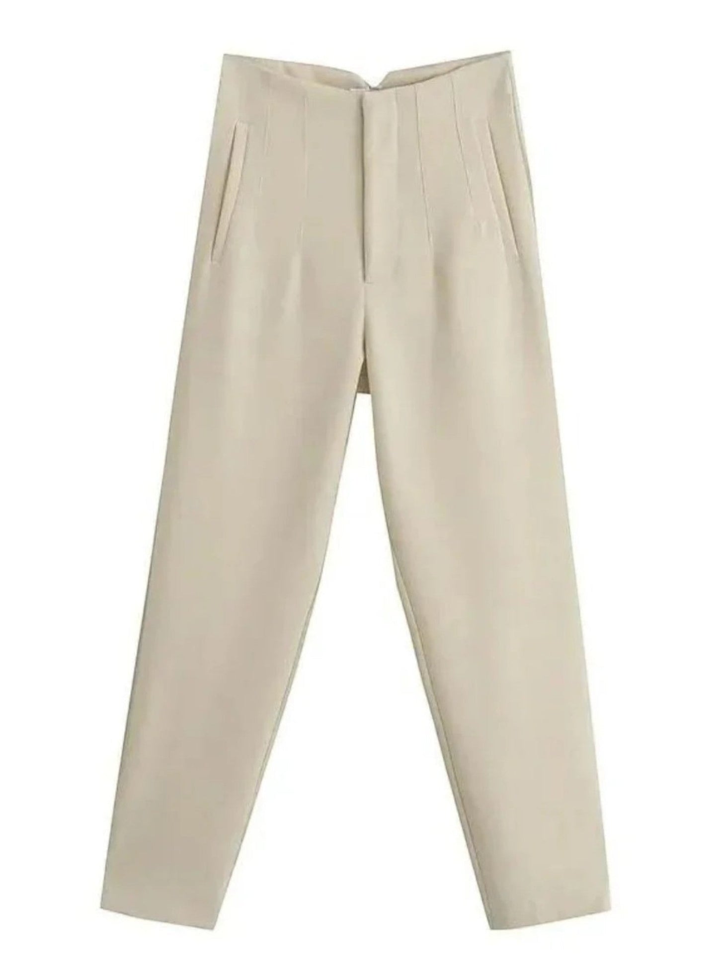 Pantalon Fuselé Élégant Pour Femme | Taille Haute