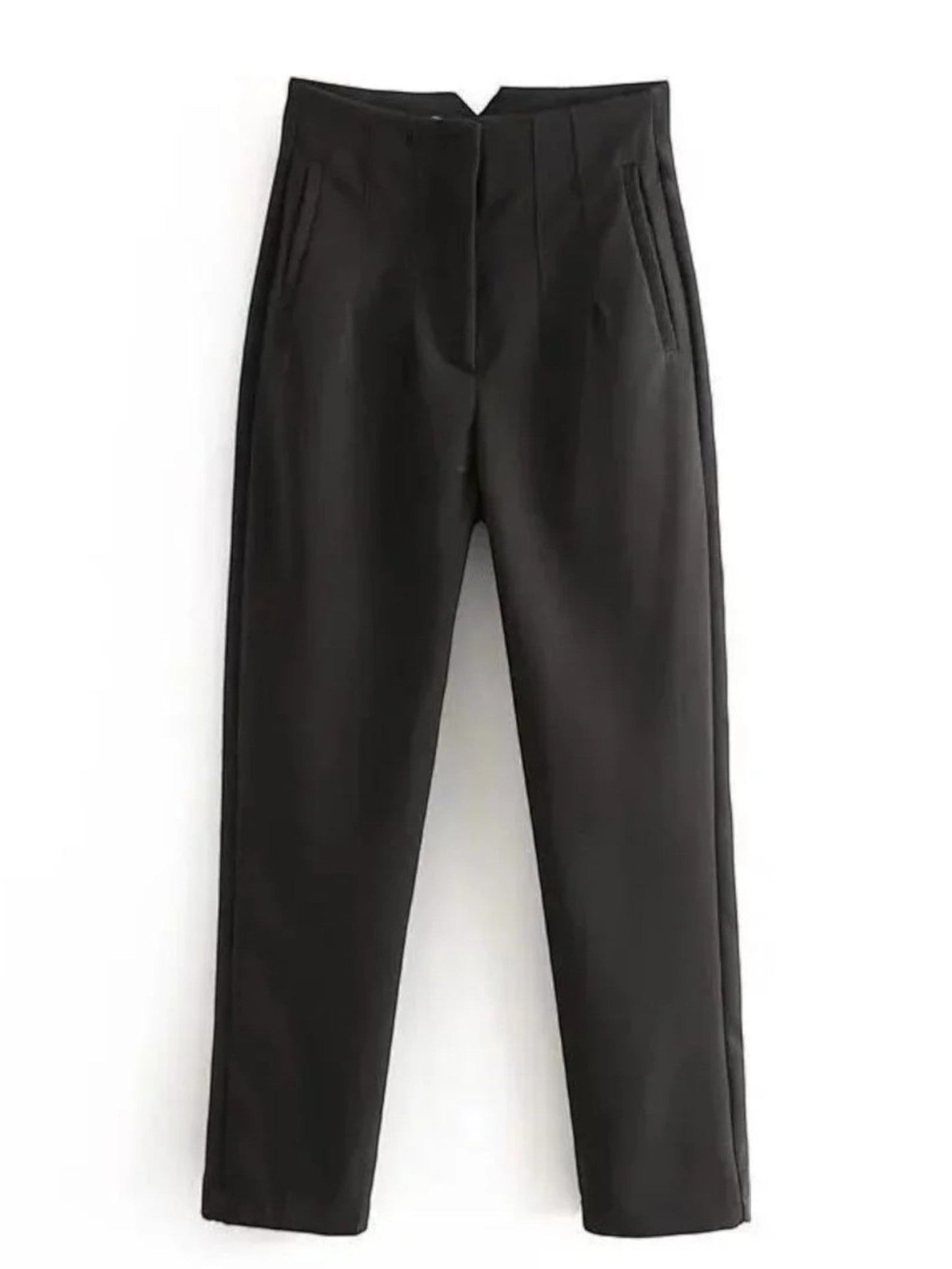 Pantalon Fuselé Élégant Pour Femme | Taille Haute