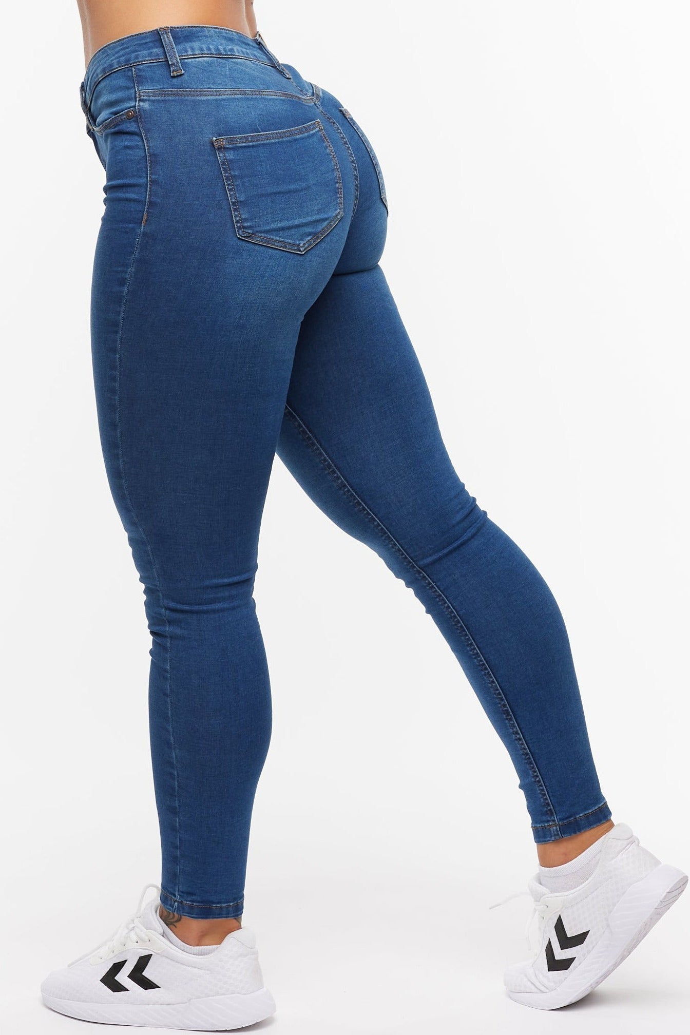Jean Skinny Femme Taille Haute Élégant