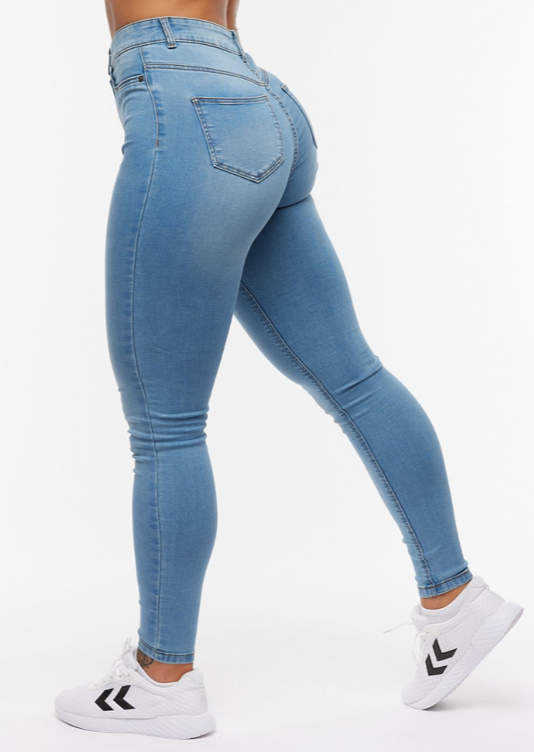 Jean Skinny Femme Taille Haute Élégant