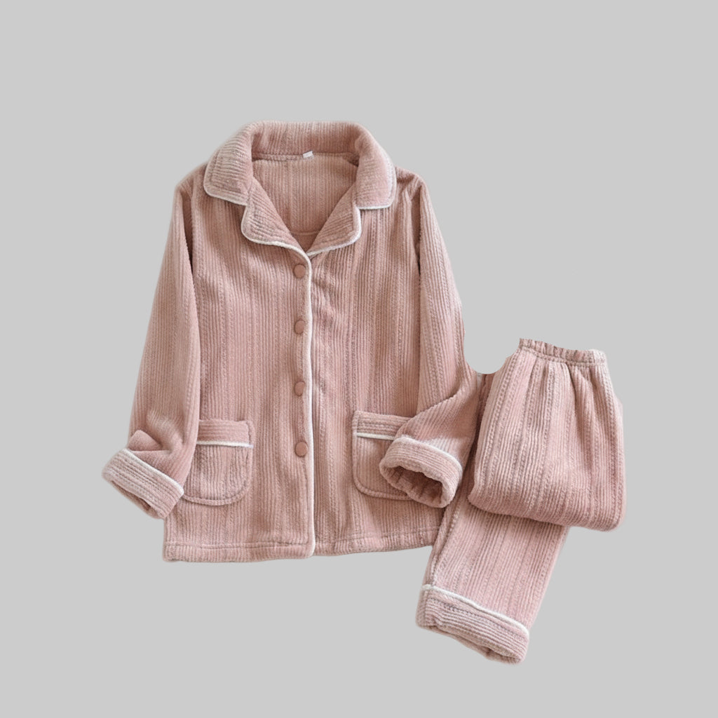 Ensemble Pyjama Femme Confortable à Boutons