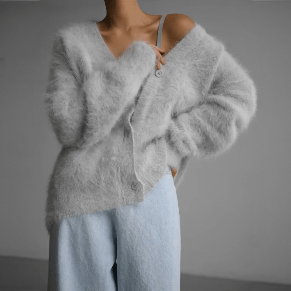 Cardigan Femme Élégant à Manches Longues, Doux et Confortable au Quotidien