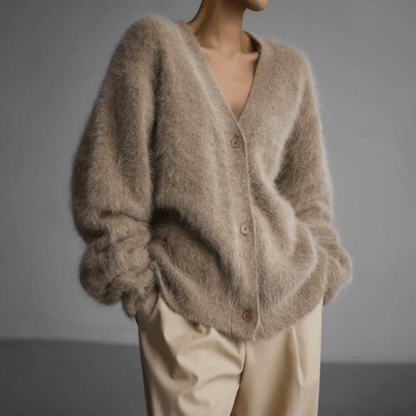 Cardigan Femme Élégant à Manches Longues, Doux et Confortable au Quotidien