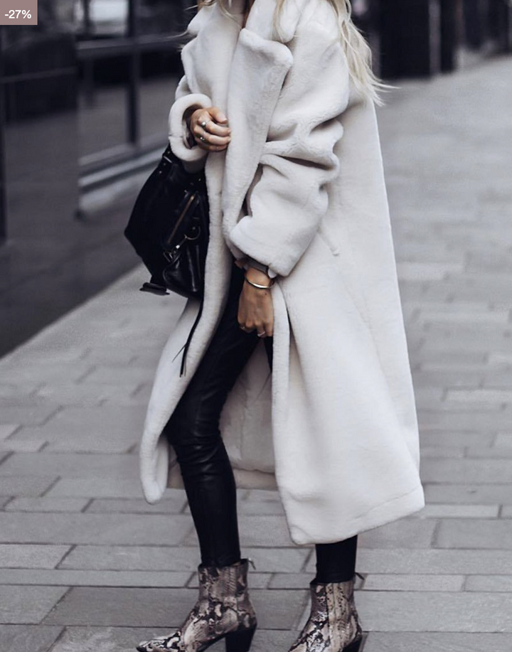 Manteau Femme Hiver Chaud à Capuchon avec Fermeture Éclair - LuxeStyle
