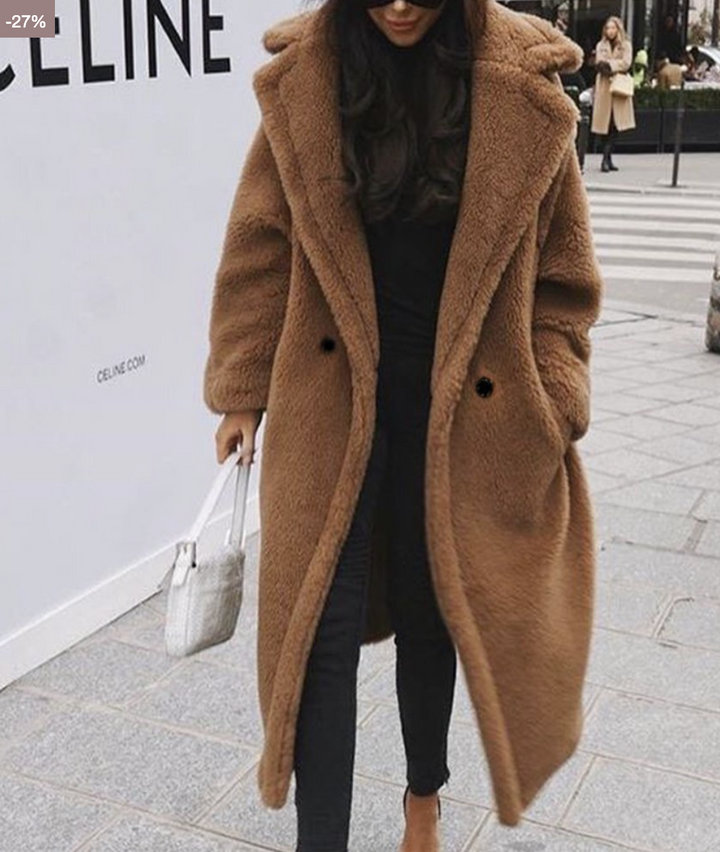 Manteau Femme Hiver Chaud à Capuchon avec Fermeture Éclair