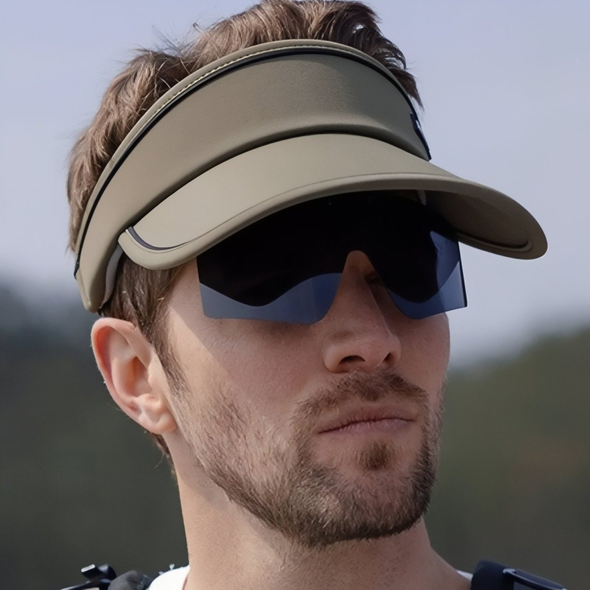 Casquette de Sport avec Visière et Lunettes de Soleil Intégrées - luxestyle