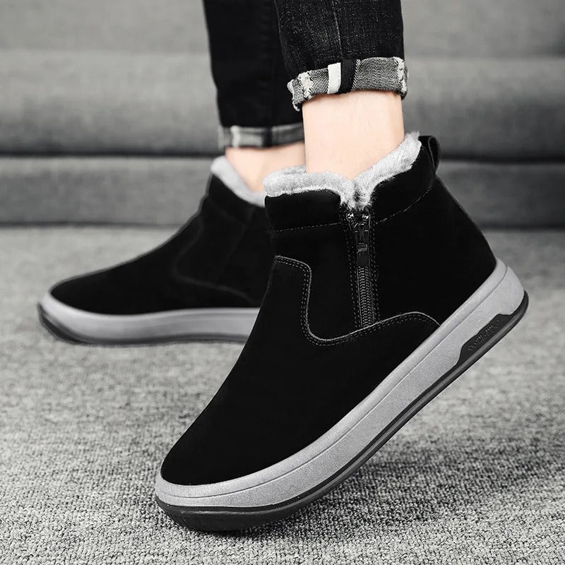 Bottes Hiver Zippées Isolées pour Extérieur Résistant - LuxeStyle