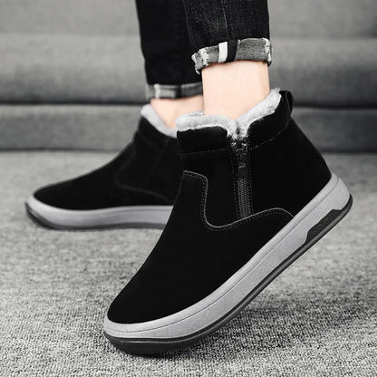 Bottes Hiver Zippées Isolées pour Extérieur Résistant - LuxeStyle