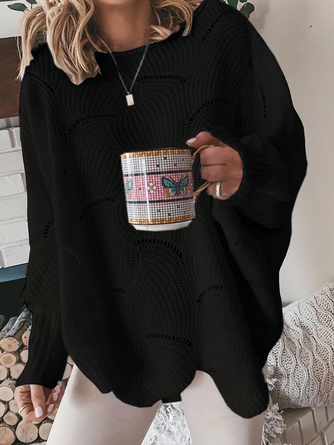 Pull Tricot Chaud pour Femme - Manches Longues Hiver