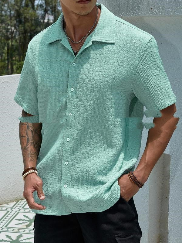 Chemise Homme Décontractée Été
