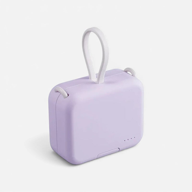 Batterie Portable de Voyage 5000mAh avec Étui et Chargement Rapide